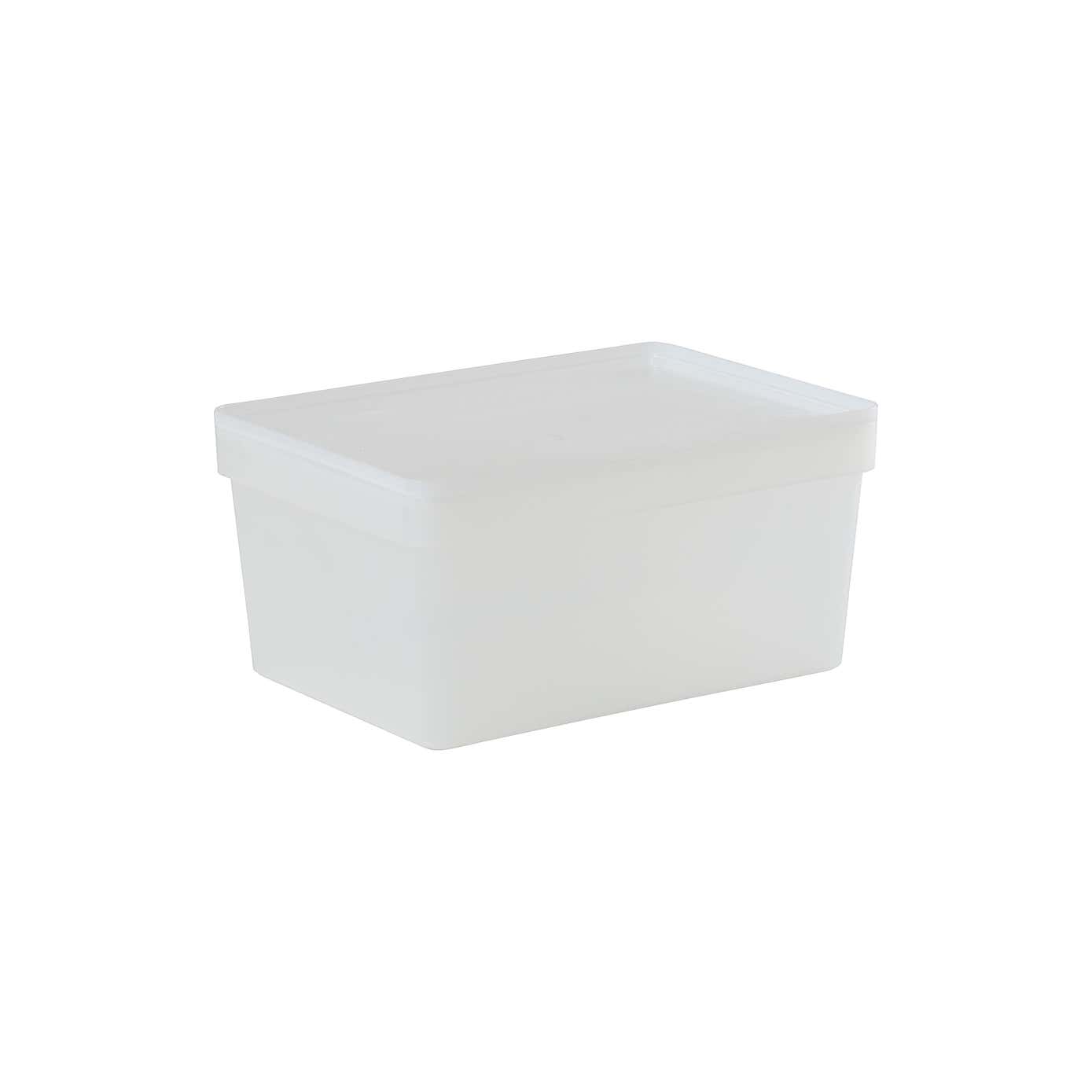 Wham Set of 4 Studio Clear Boxes with Lids