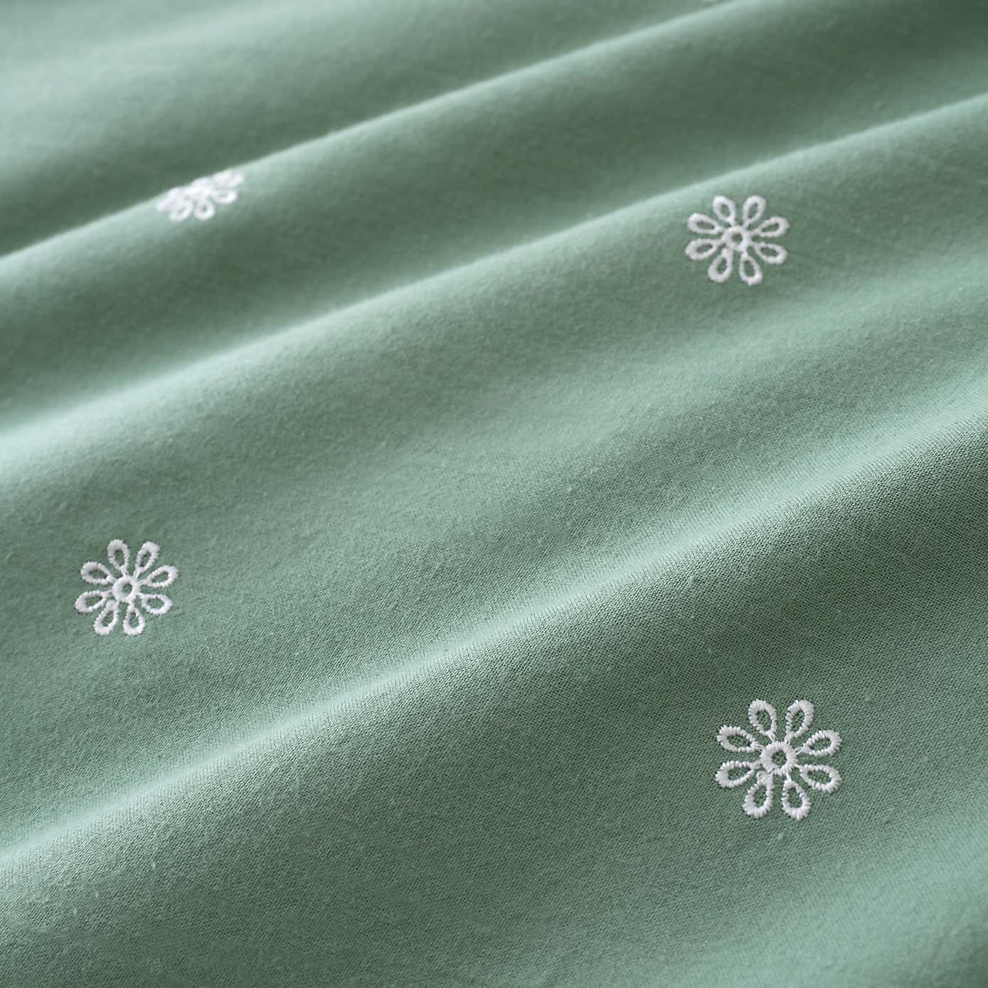 Zendaya Frilled 100% Cotton Duvet Cover and Pillowcase Set