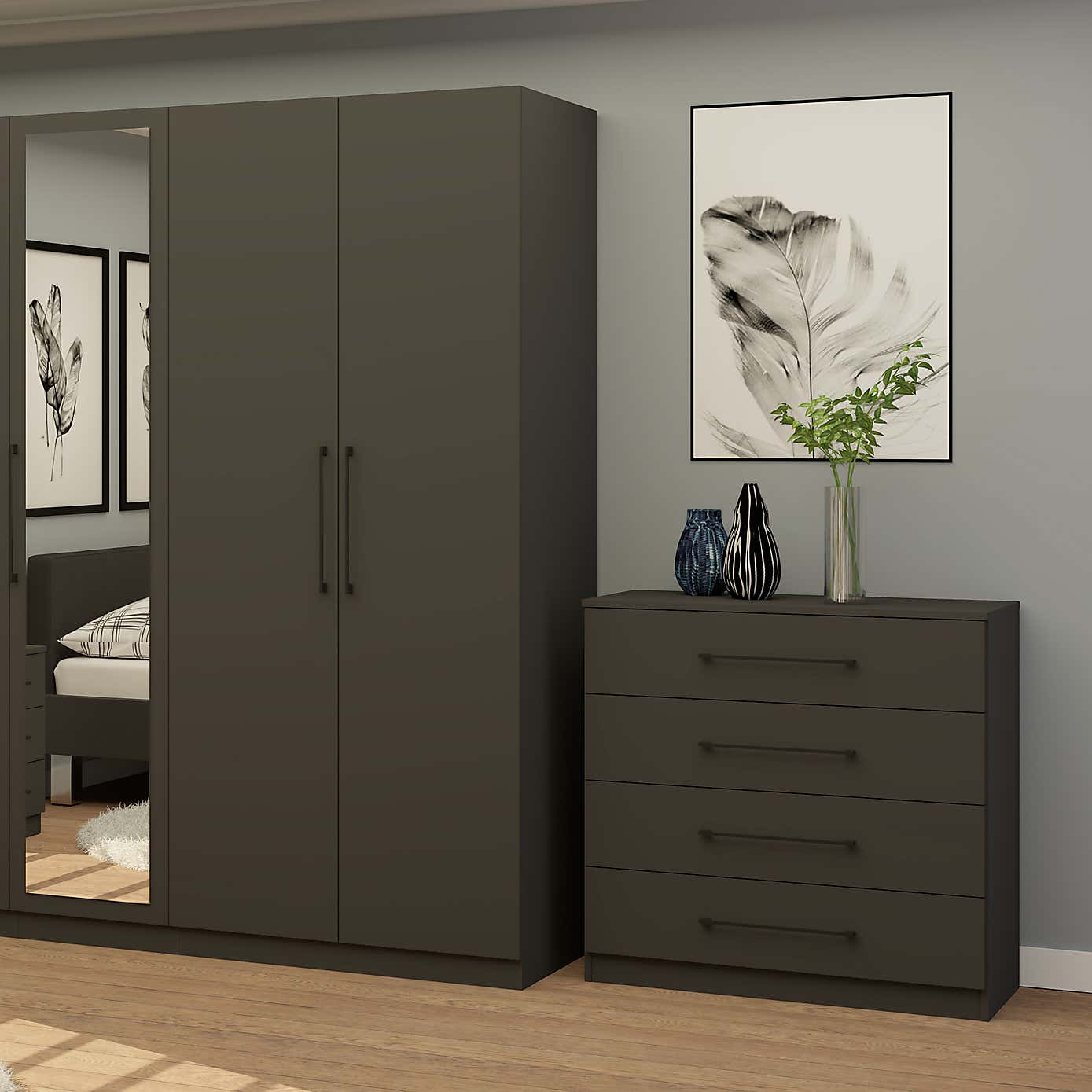 Foster 5 Door Wardrobe