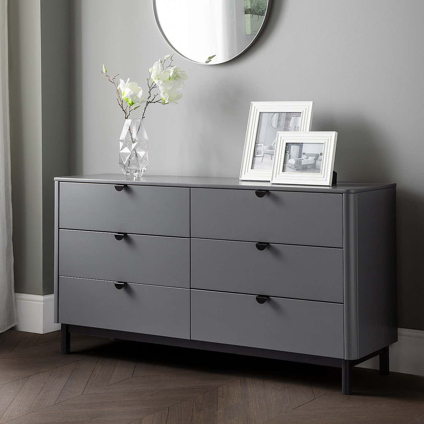 Chloe Wide 6 Drawer Chest