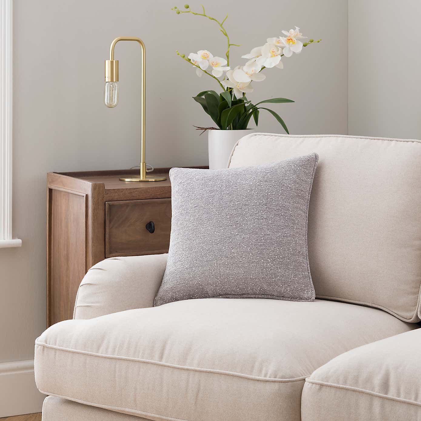 Boucle Chenille Cushion