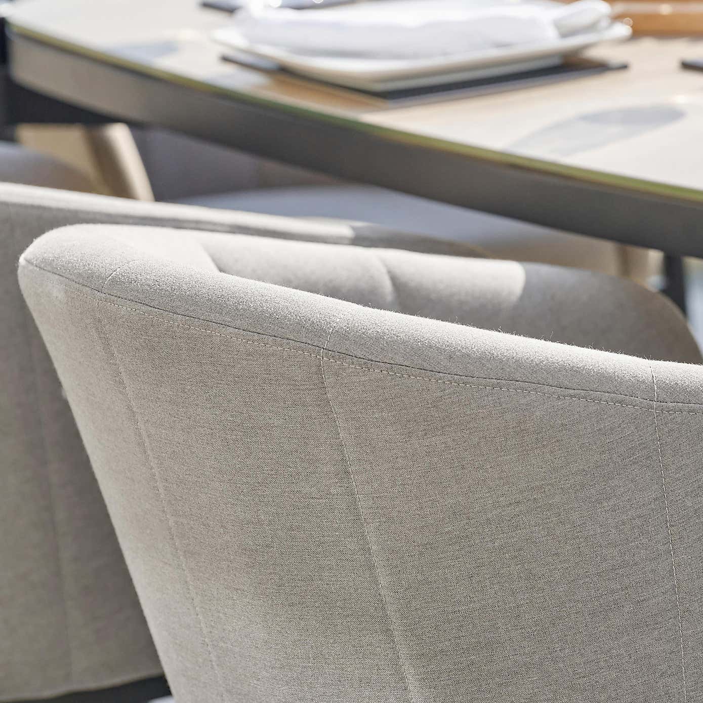 Pacific Lifestyle Nevada Putty Outdoor 6 Seater Dining Set