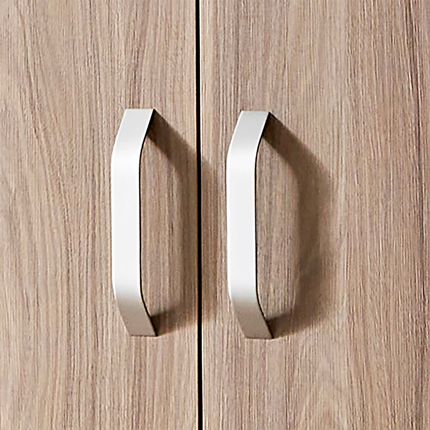 CuddleCo Ada 2 Door Wardrobe, White Ash