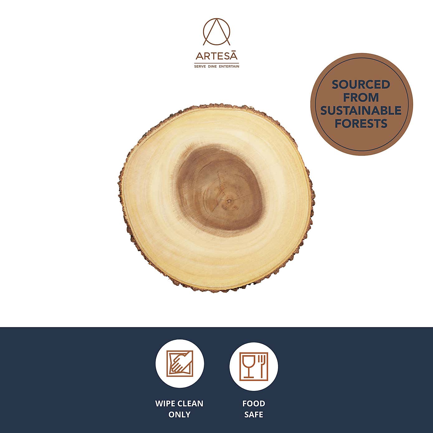 Artesà Rustic Serving Board