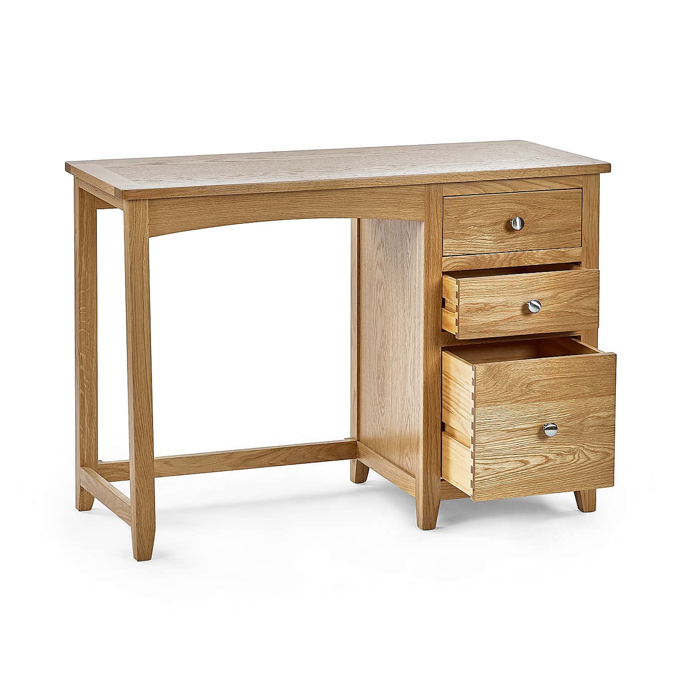 Jenkins Single Dressing Table and Stool, Oak