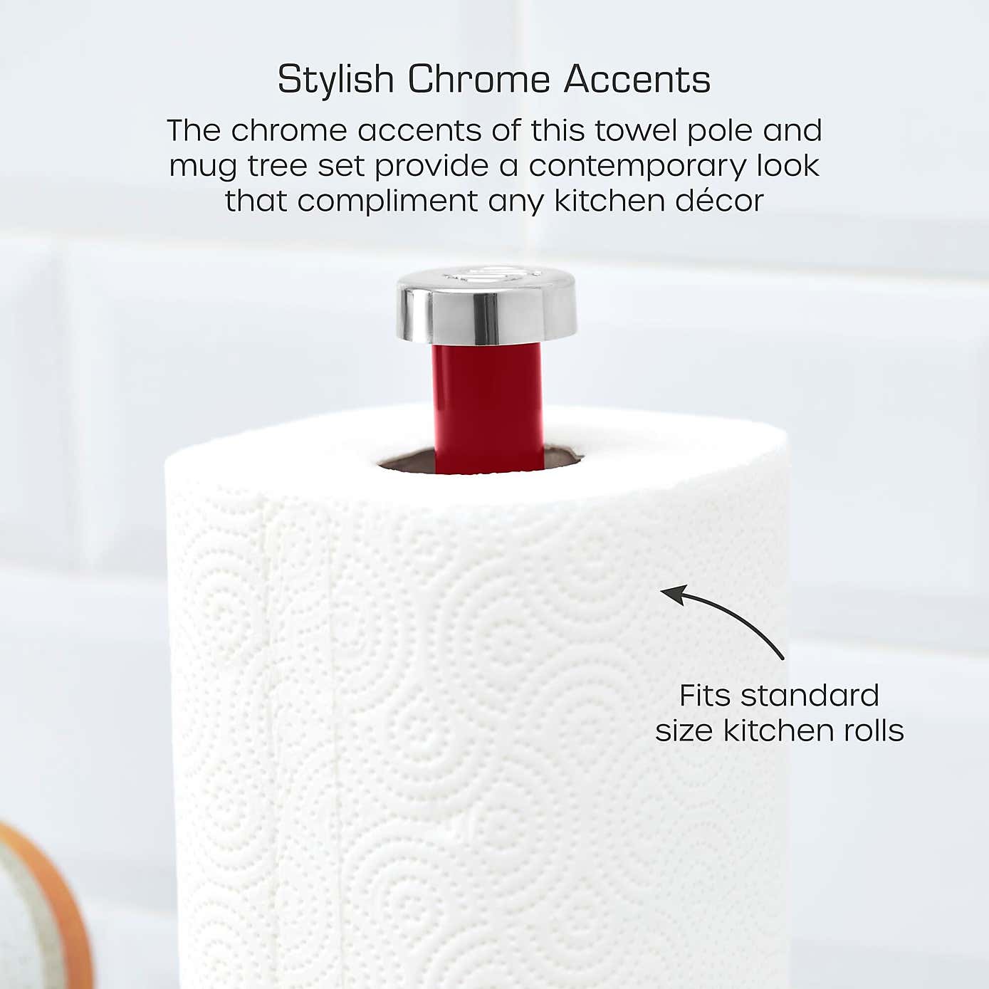 Swan Towel Pole and Mug Tree Set