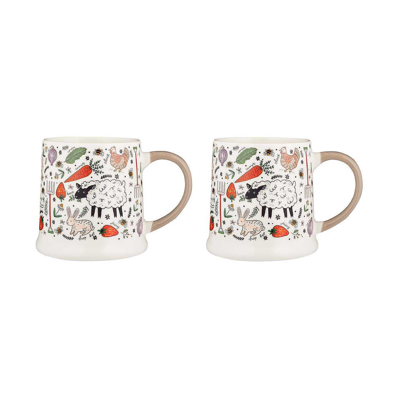 Price & Kensington Set of 2 Country Living Mugs
