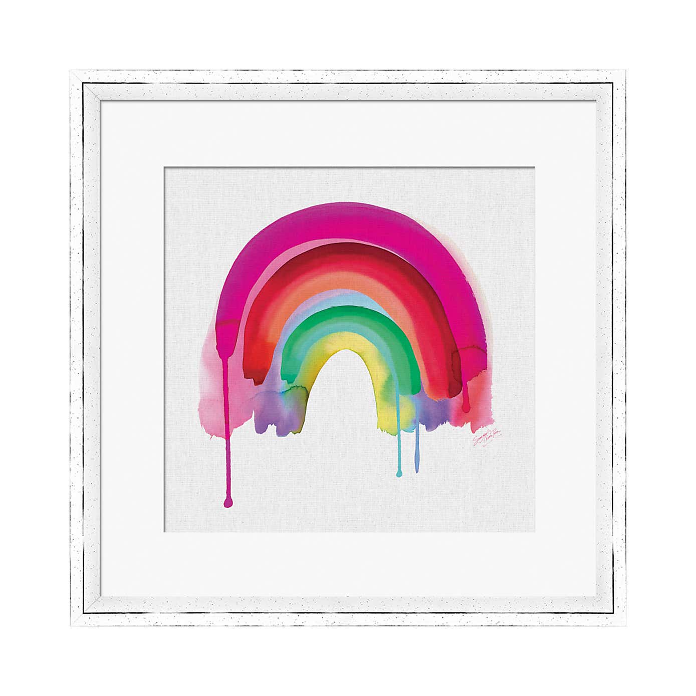 The Art Group Watercolour Rainbow Framed Print
