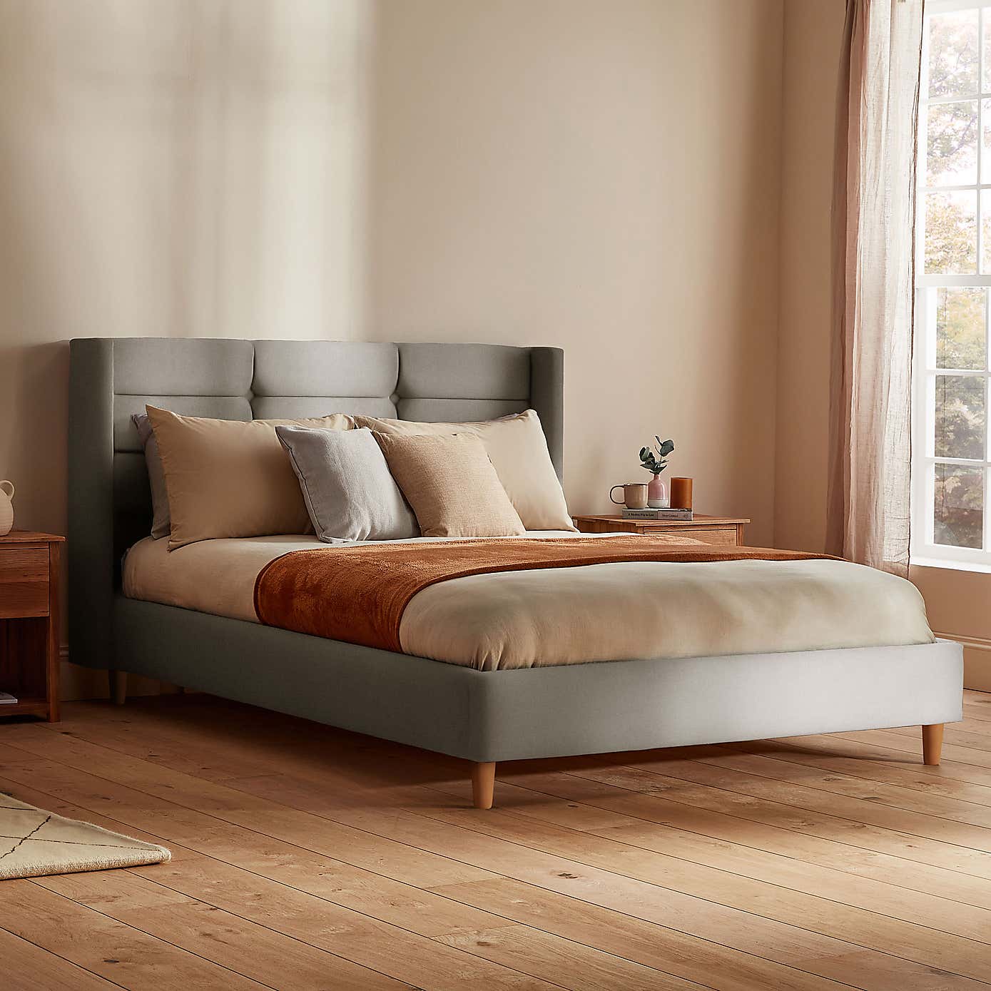 Silentnight Lilith Bed Frame, Woven