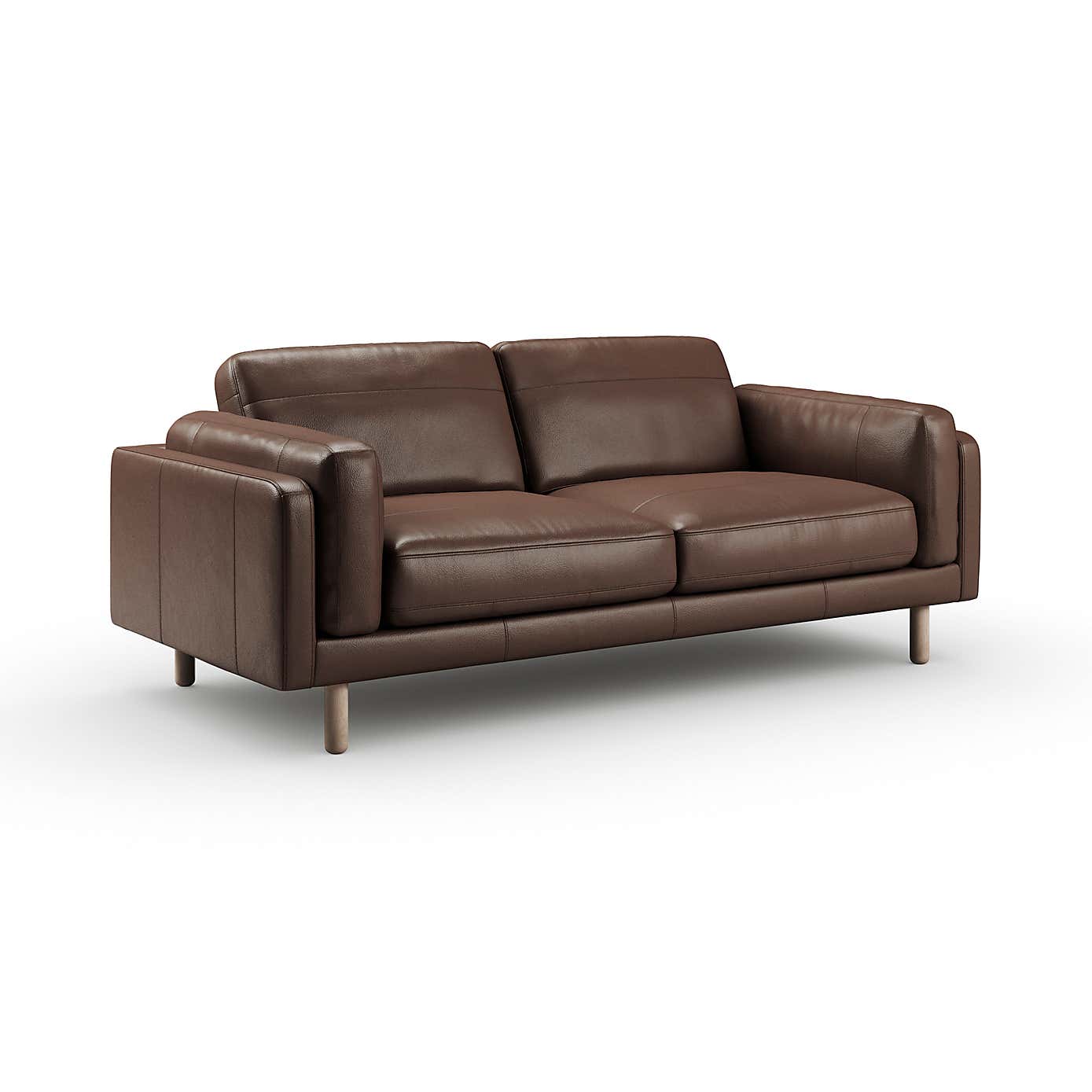Newton Classic Leather 3 Seater Sofa