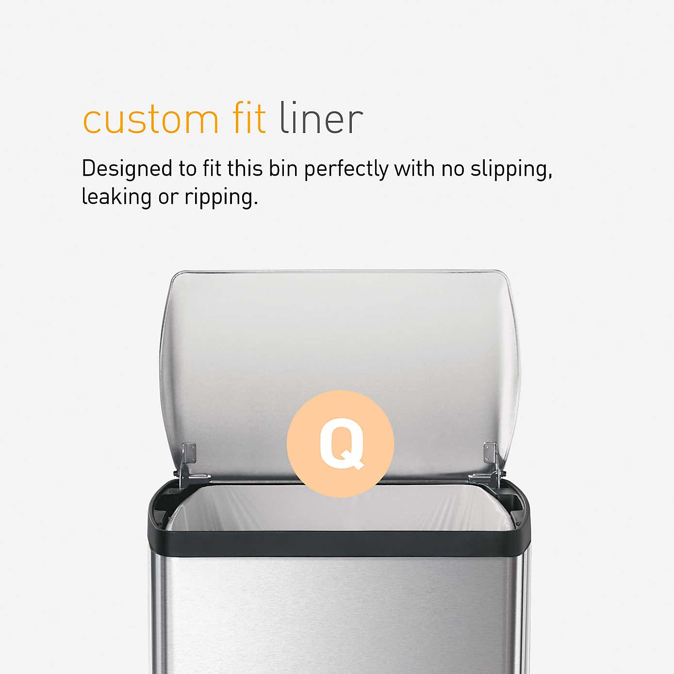 simplehuman 50 Litre Rectangular Pedal Bin