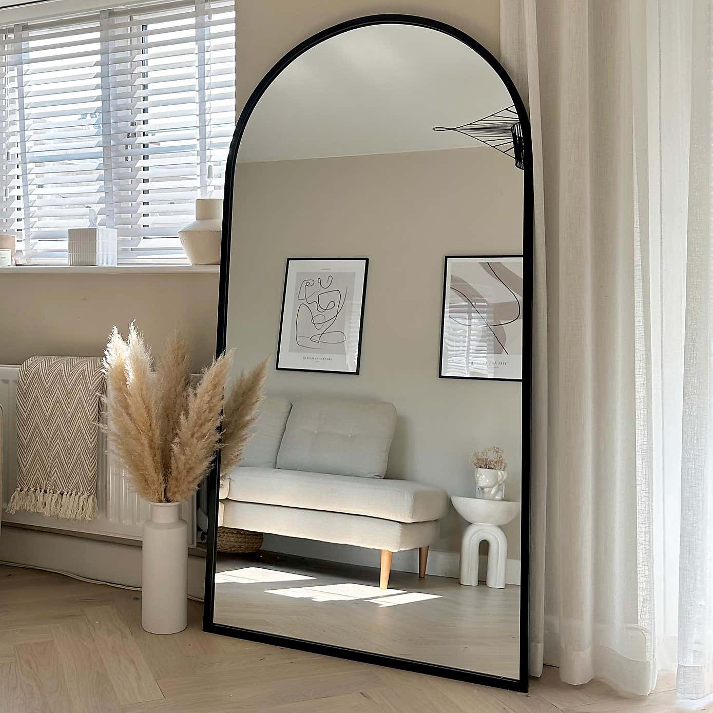 Arcus Arched Indoor Outdoor Full Length Wall Mirror