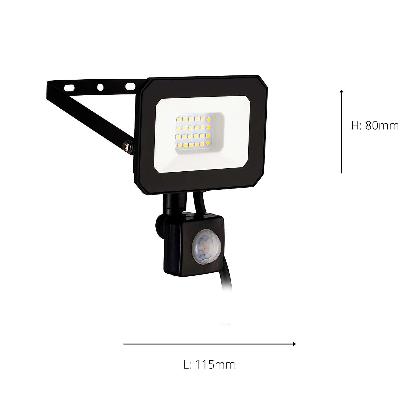 EGLO Risacca-E PIR Sensor Flood Light