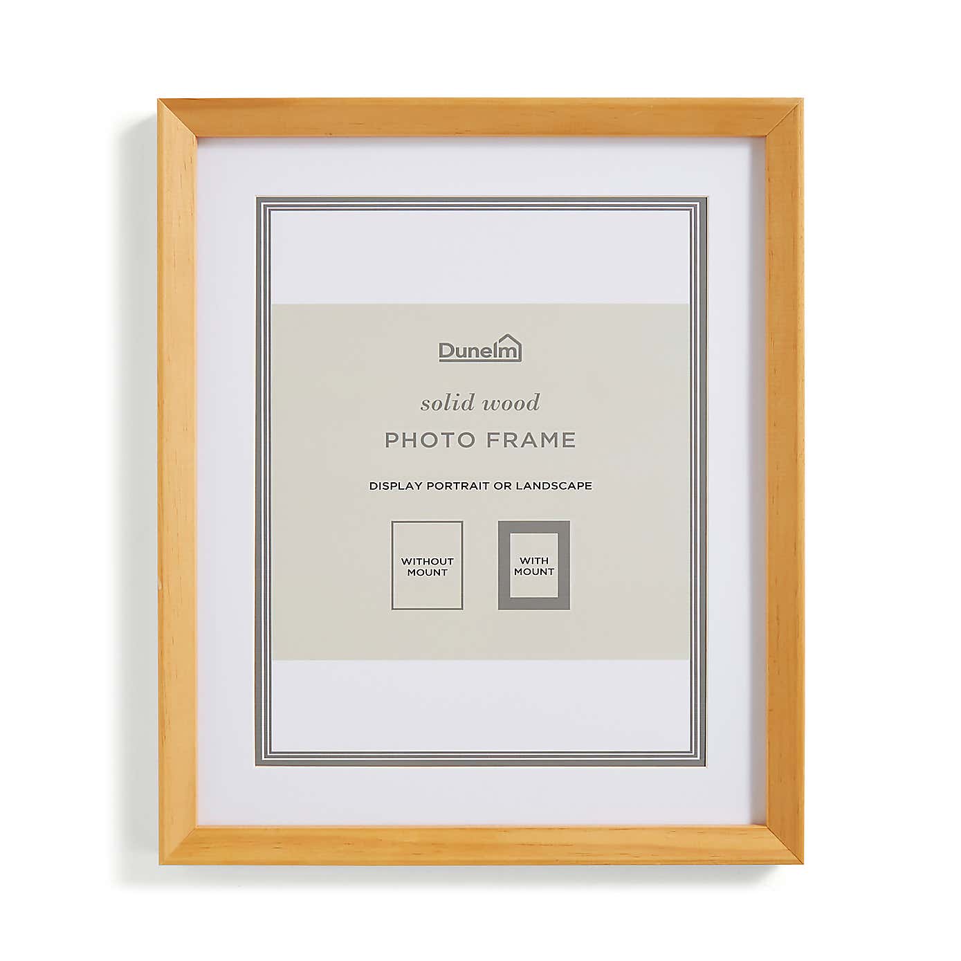 Solid Wood Edge Photo Frame