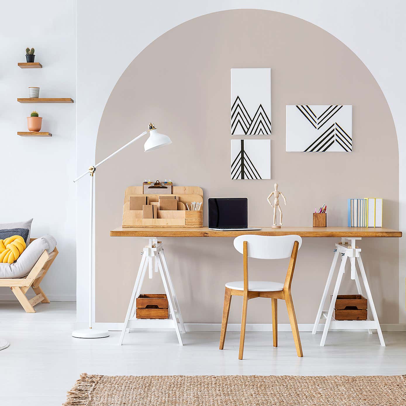 Arch Shape Sandstone Mural