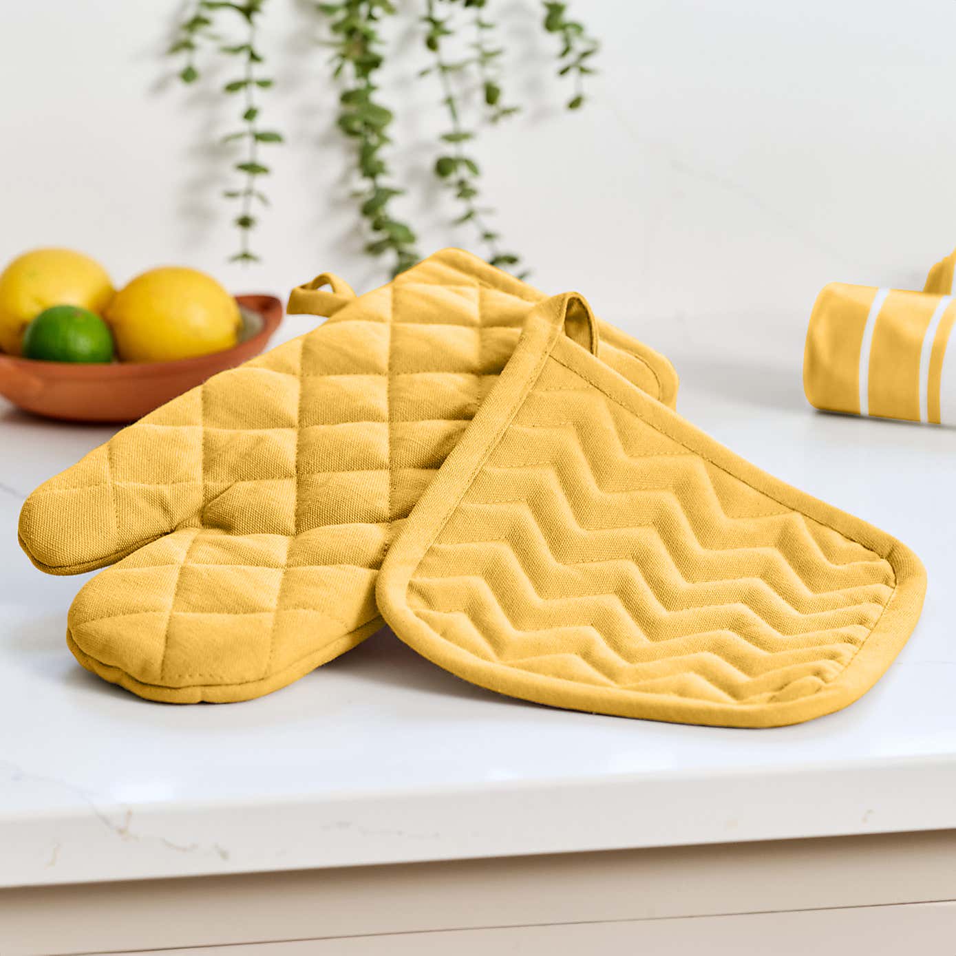 Dexam Set of 2 Love Colour Single Oven Gloves