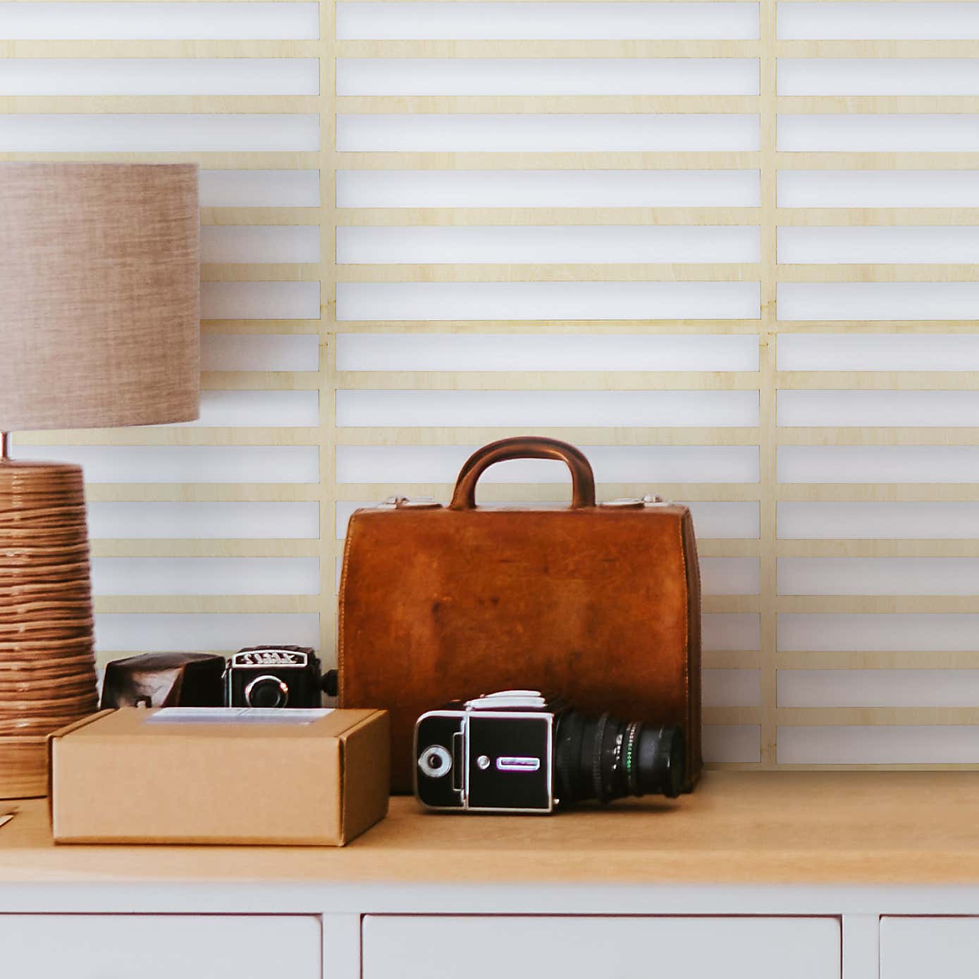 Decorative Stripe Wooden Tiles