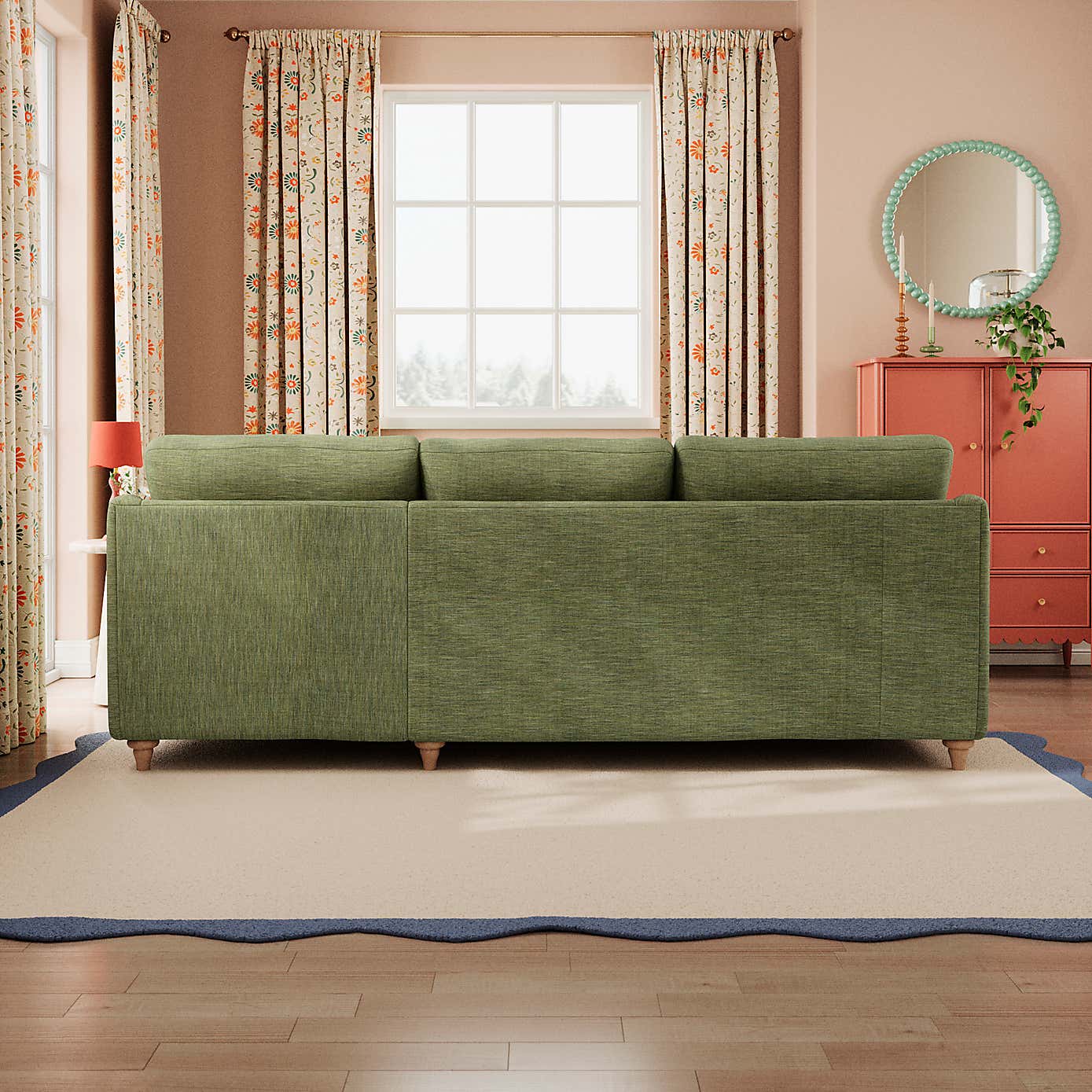 Slub Faux Linen Fabric Sample