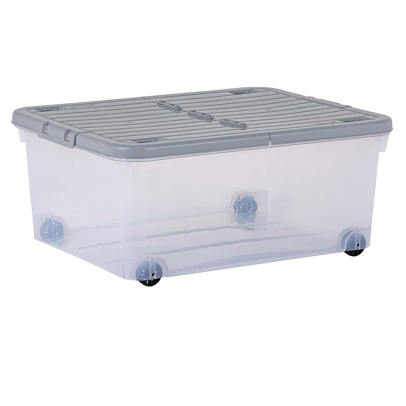Wham Set of 3 Storage Boxes with Wheels & Lid