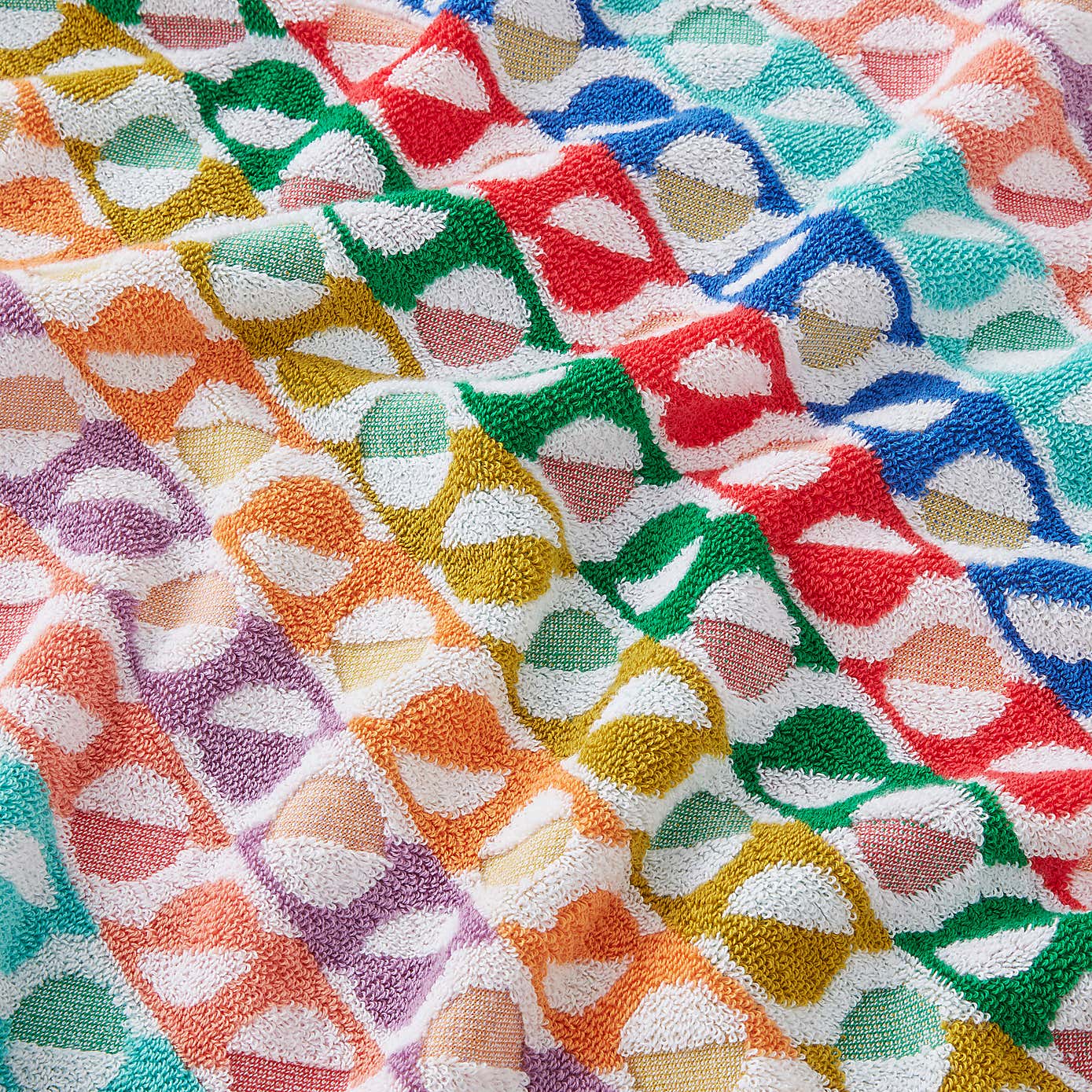 Sophie Robinson Rock Candy Geo Cotton Towel