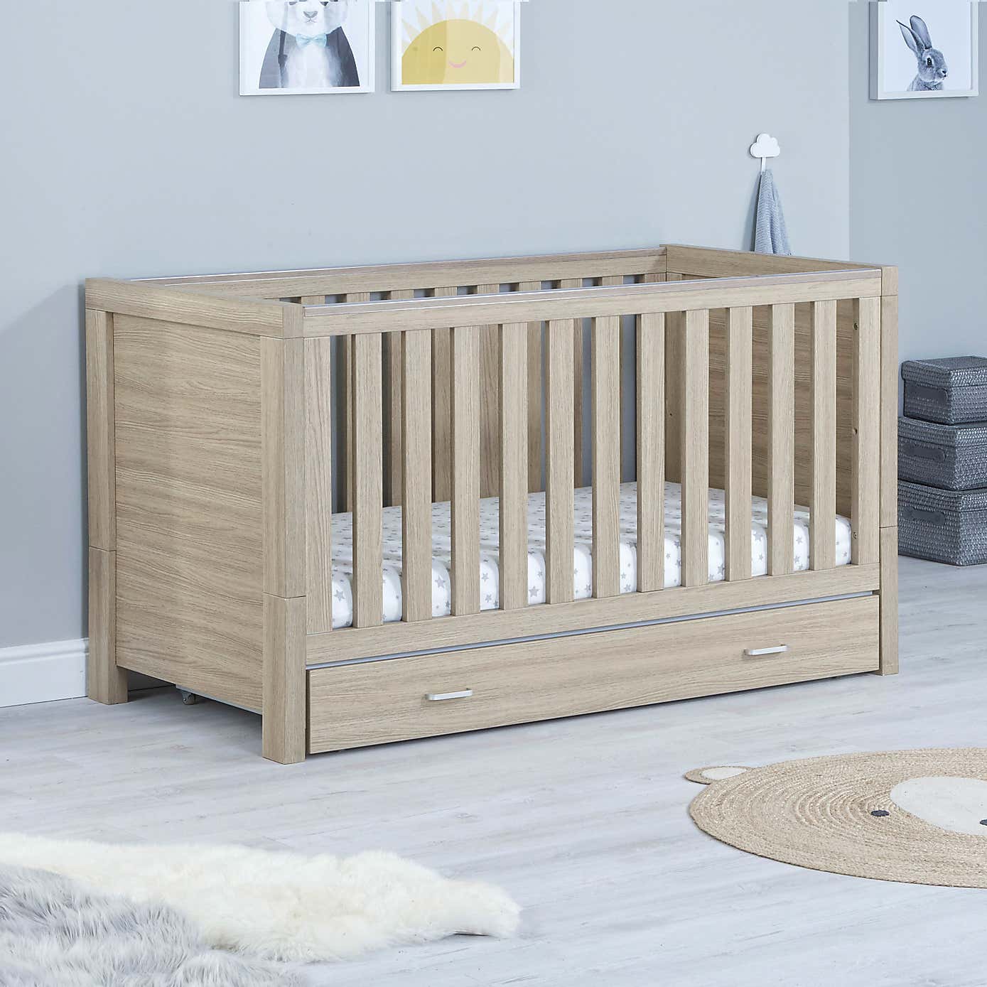 Babymore Luno 2 Piece Nursery Furniture Set
