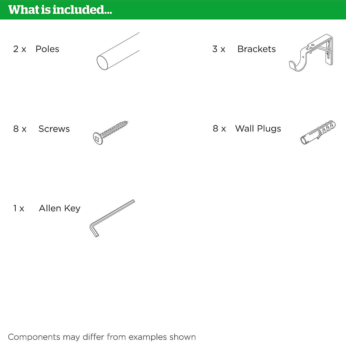 Kids Room Darkening Metal Extendable Curtain Pole