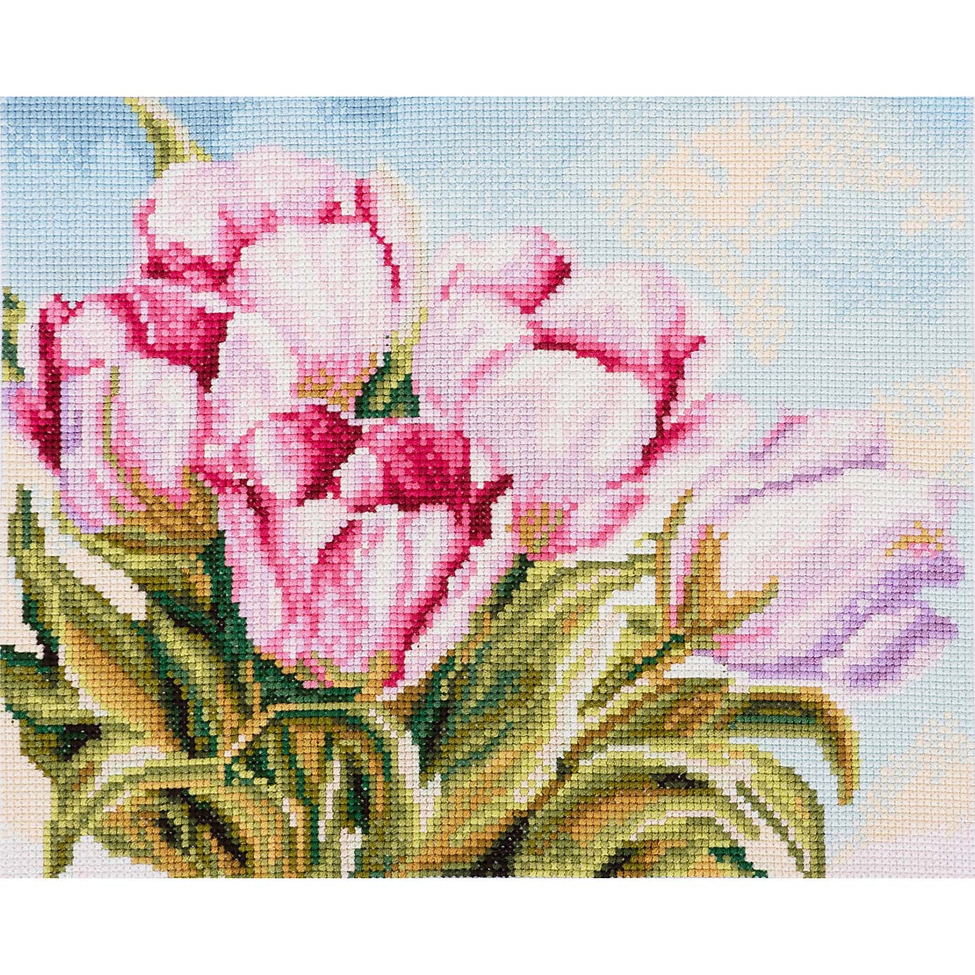 Cross Stitch Large Tulips