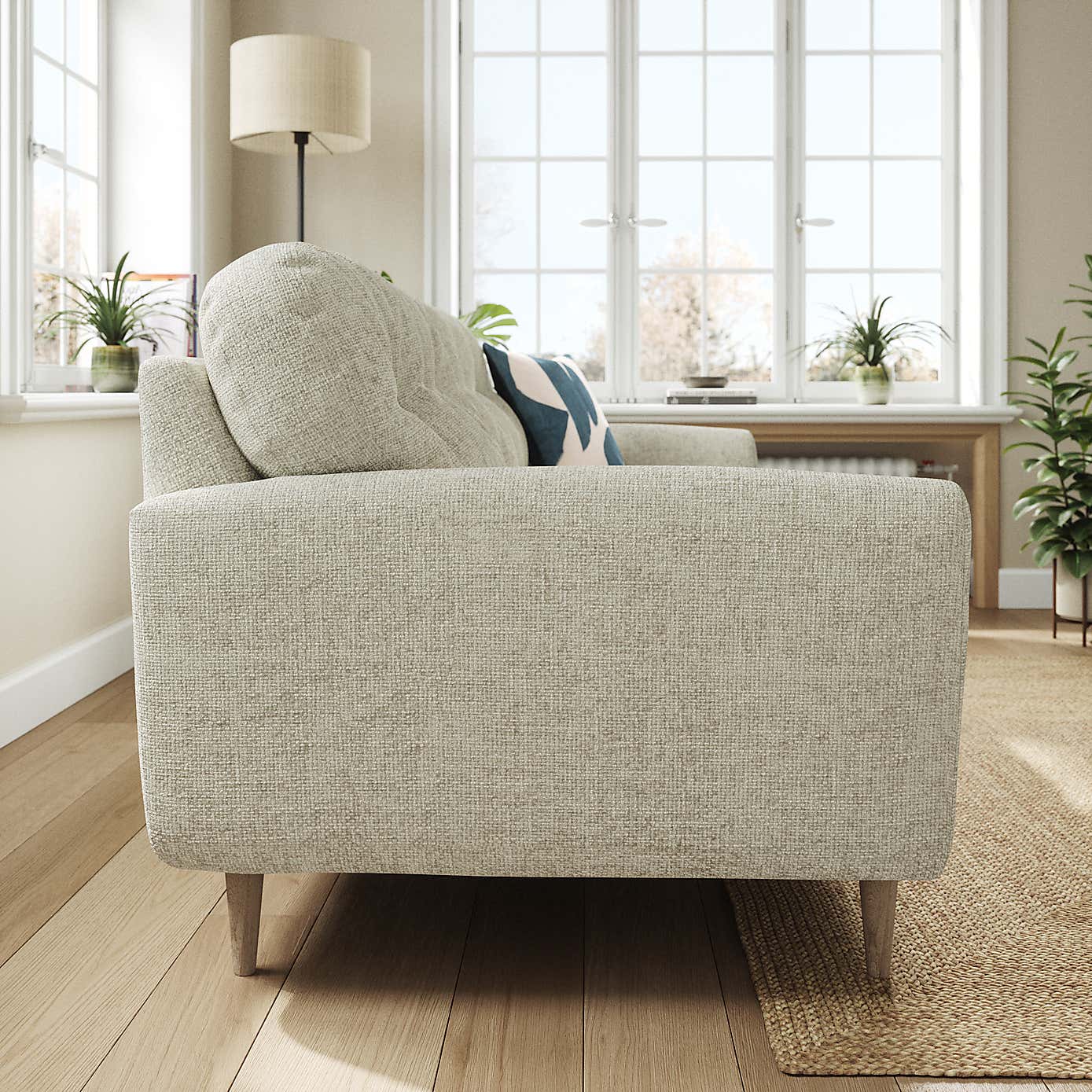 Sven Chunky Chenille 4 Seater Sofa