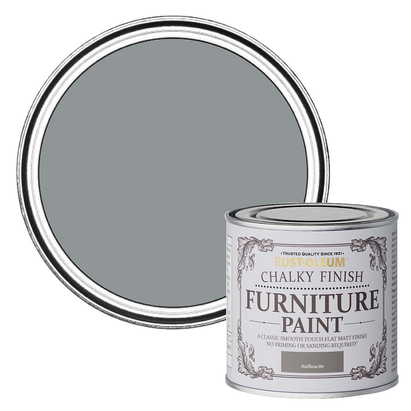 Rust-Oleum Anthracite Matt Furniture Paint
