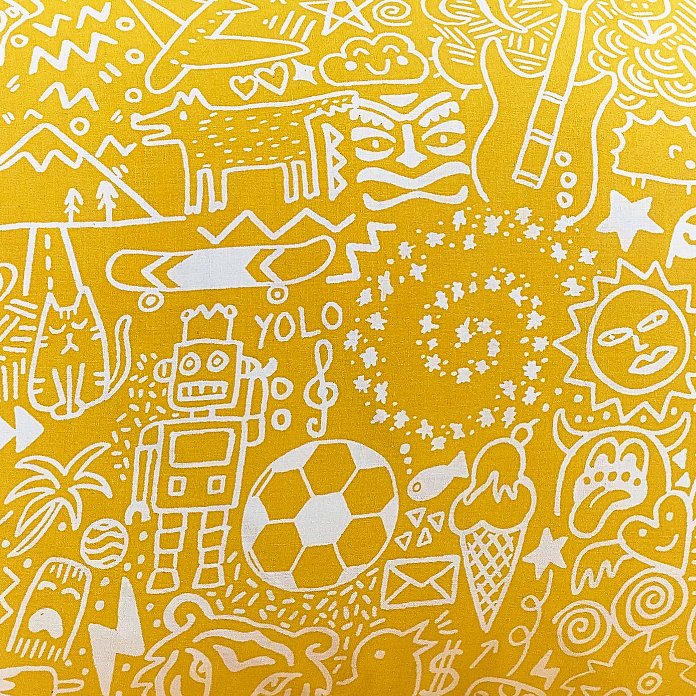 Style Lab Doodles Duvet Cover and Pillowcase Set