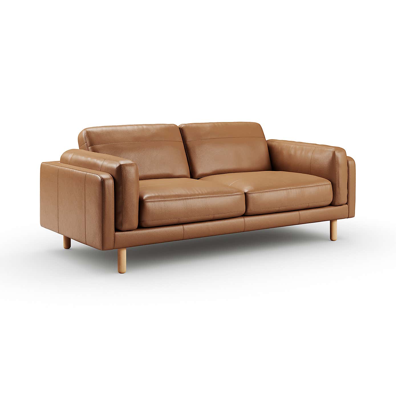 Newton Classic Leather 3 Seater Sofa
