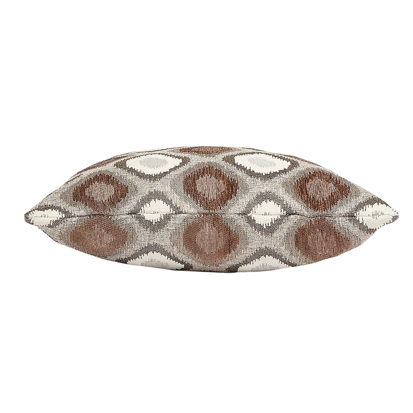 Chenille Diamond Ikat Natural Cushion Cover