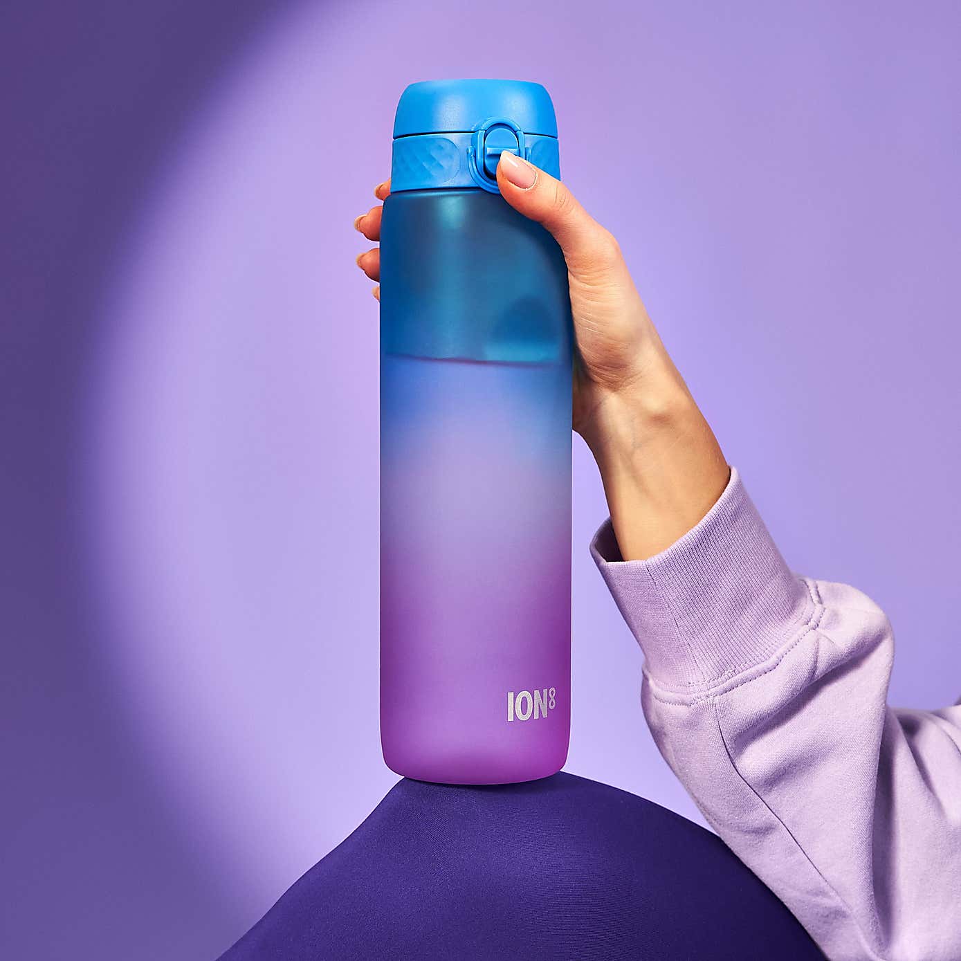 Ion8 Leak Proof Time to Drink Water Bottle, 1000ml