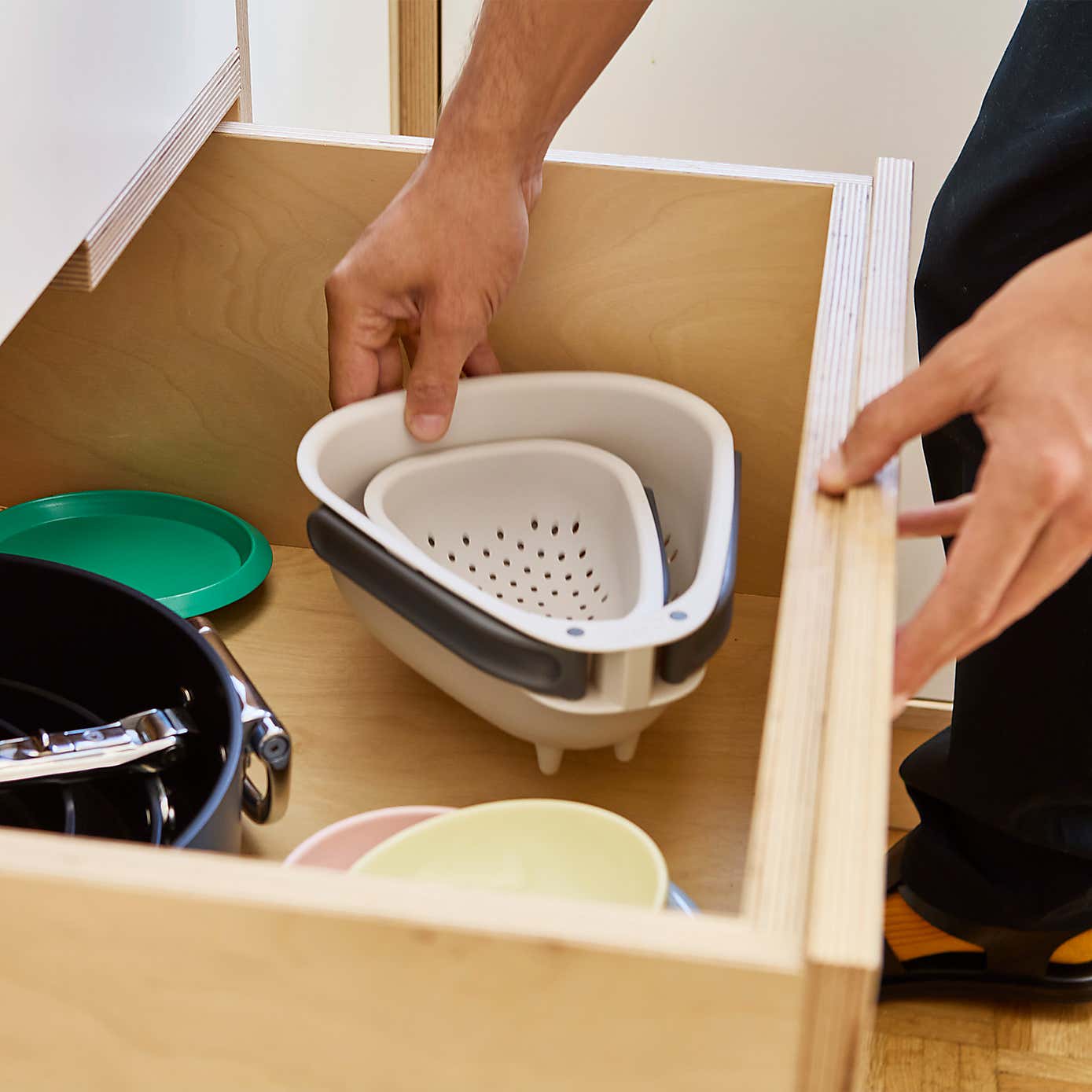 Plastic Folding Colander