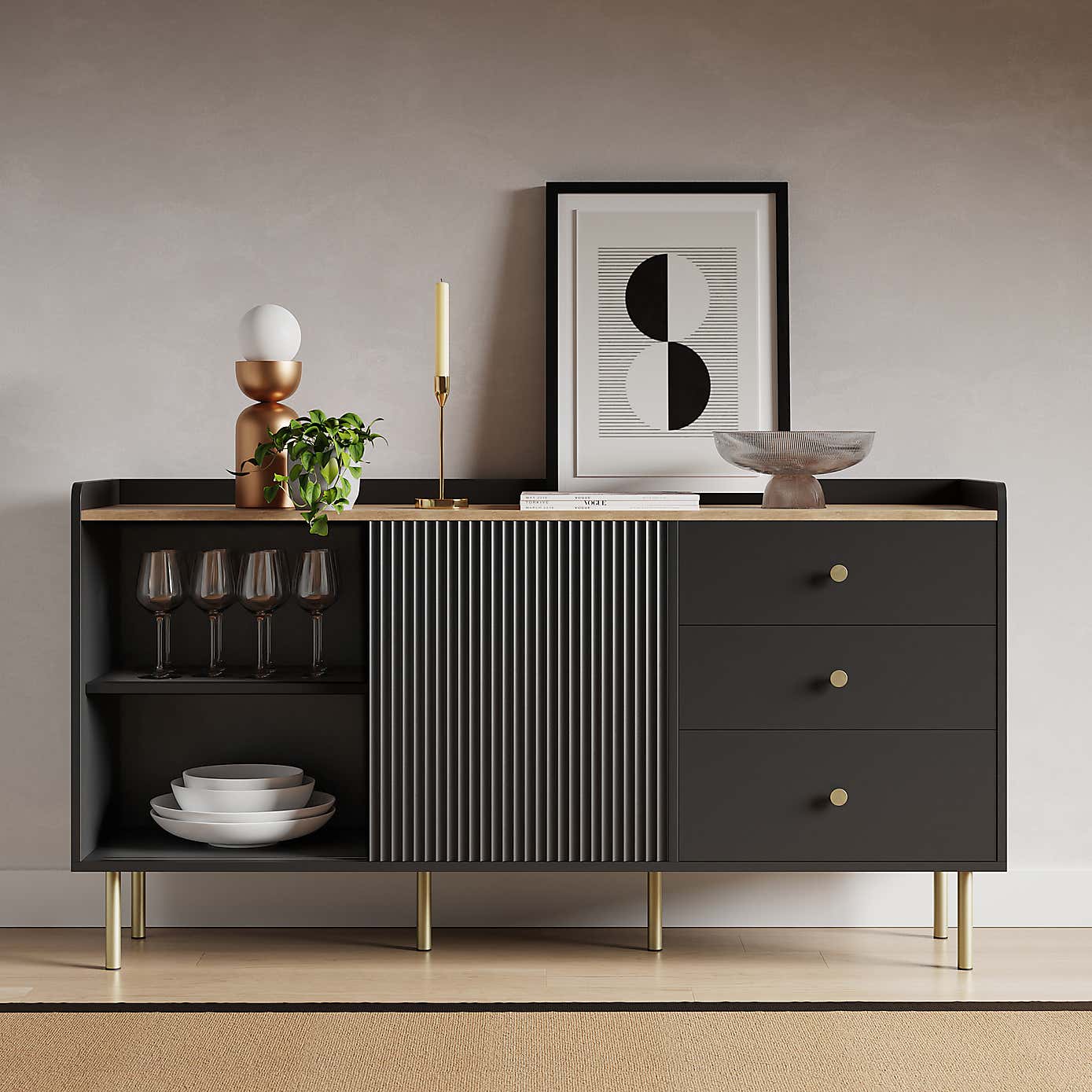 Georgi Wide Sideboard