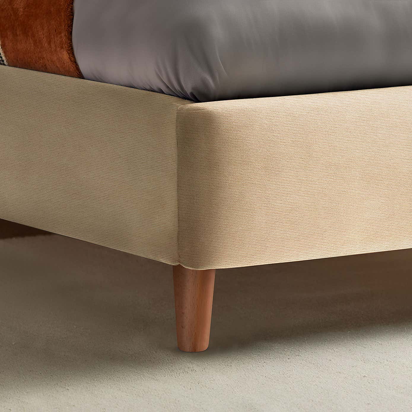 Silentnight Fara Bed Frame, Velvet