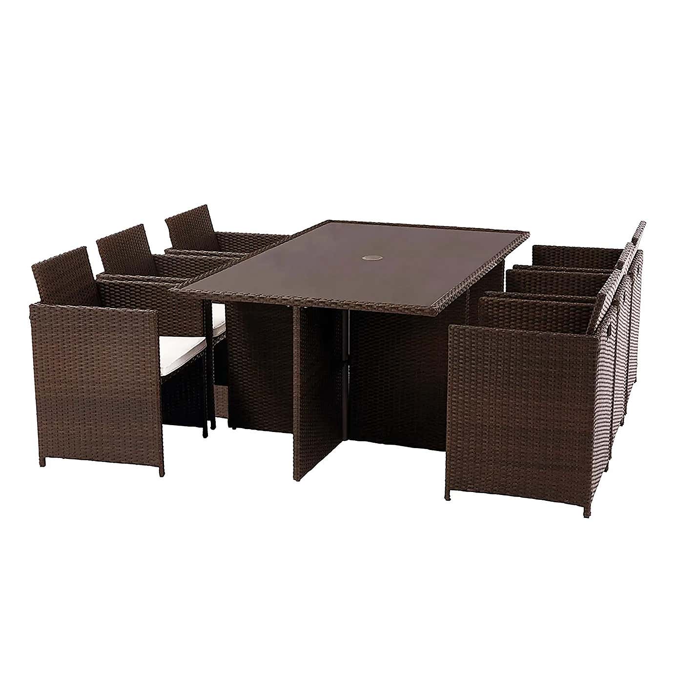 Nevada 6 Seater Cube Dining Set