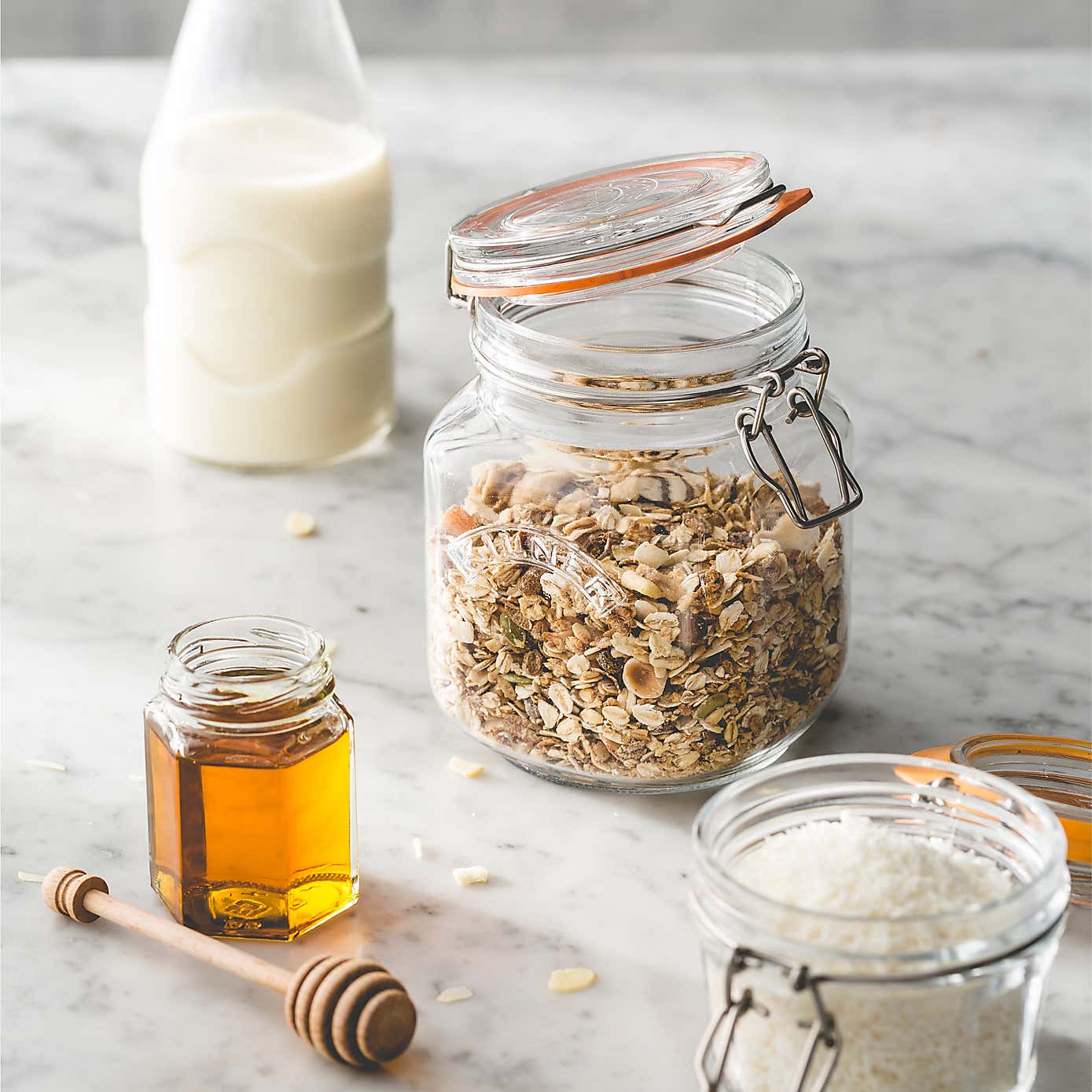 Kilner 1 Litre Clip Top Glass Jar