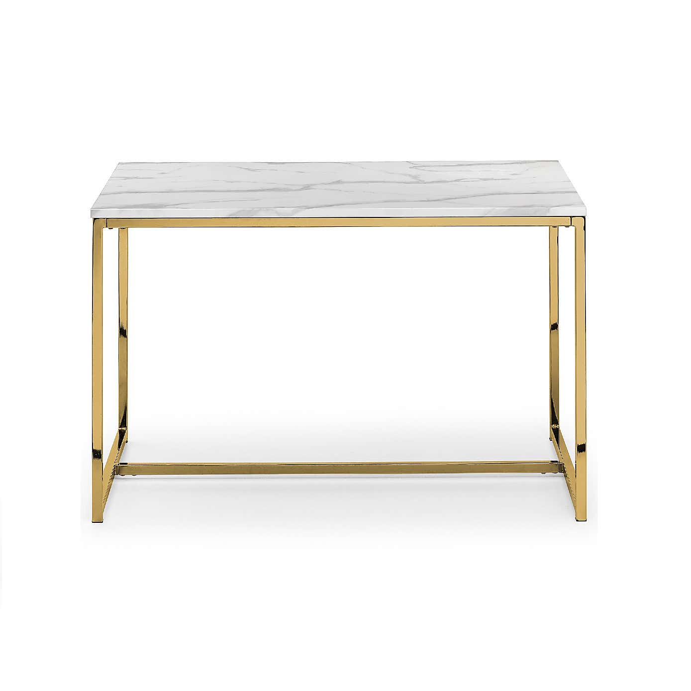 Scala Rectangular Dining Table Gold