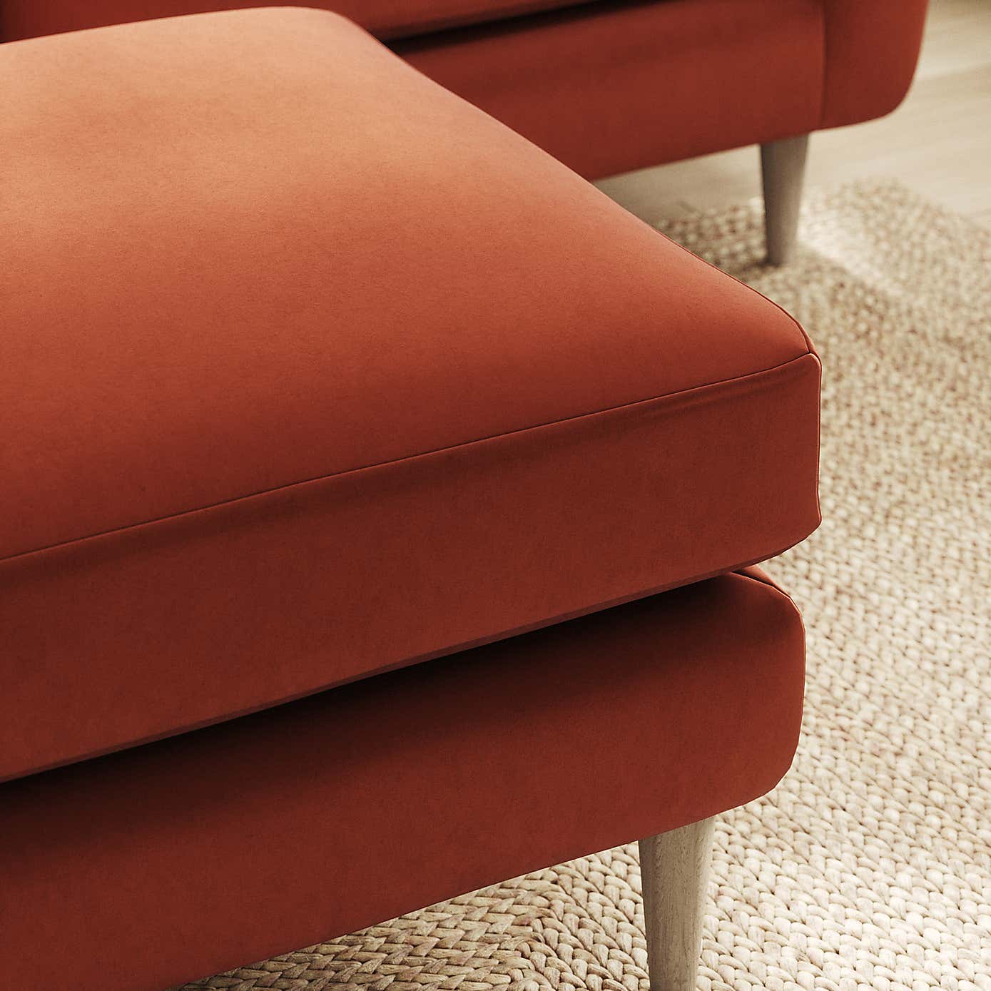 Sven Opulent Velvet Footstool