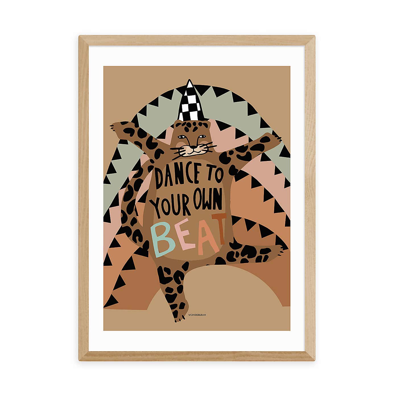 East End Prints Dancing Leopard by Wonder and Rah