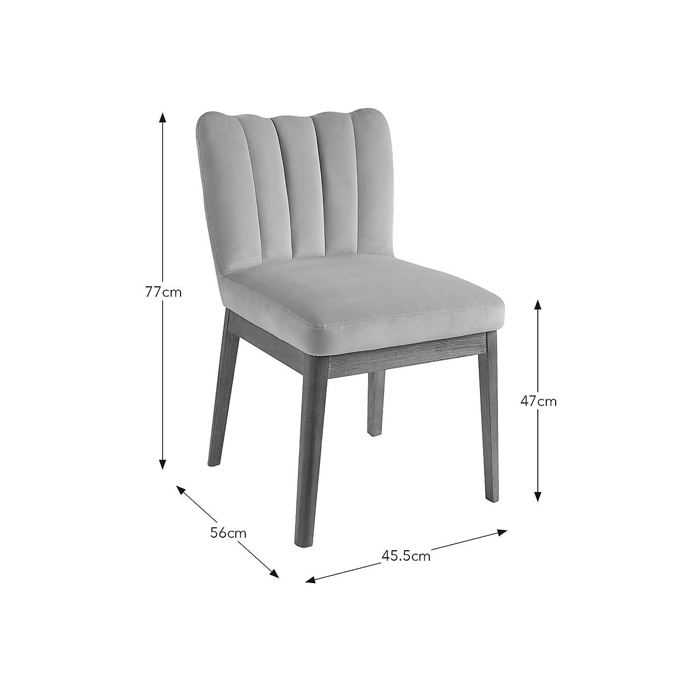 Delilah Dining Chair, Velvet