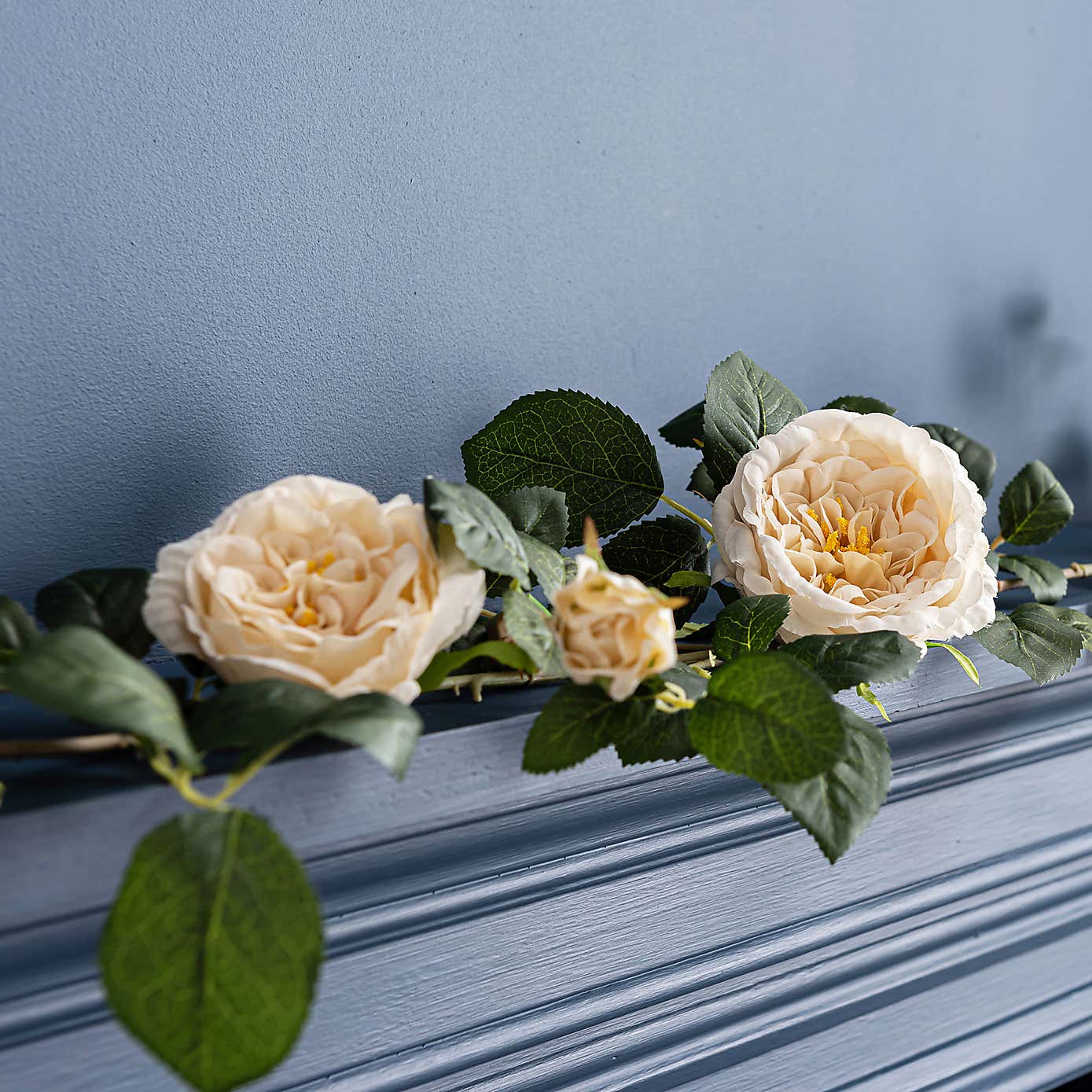 Artificial Cream Peony Garland