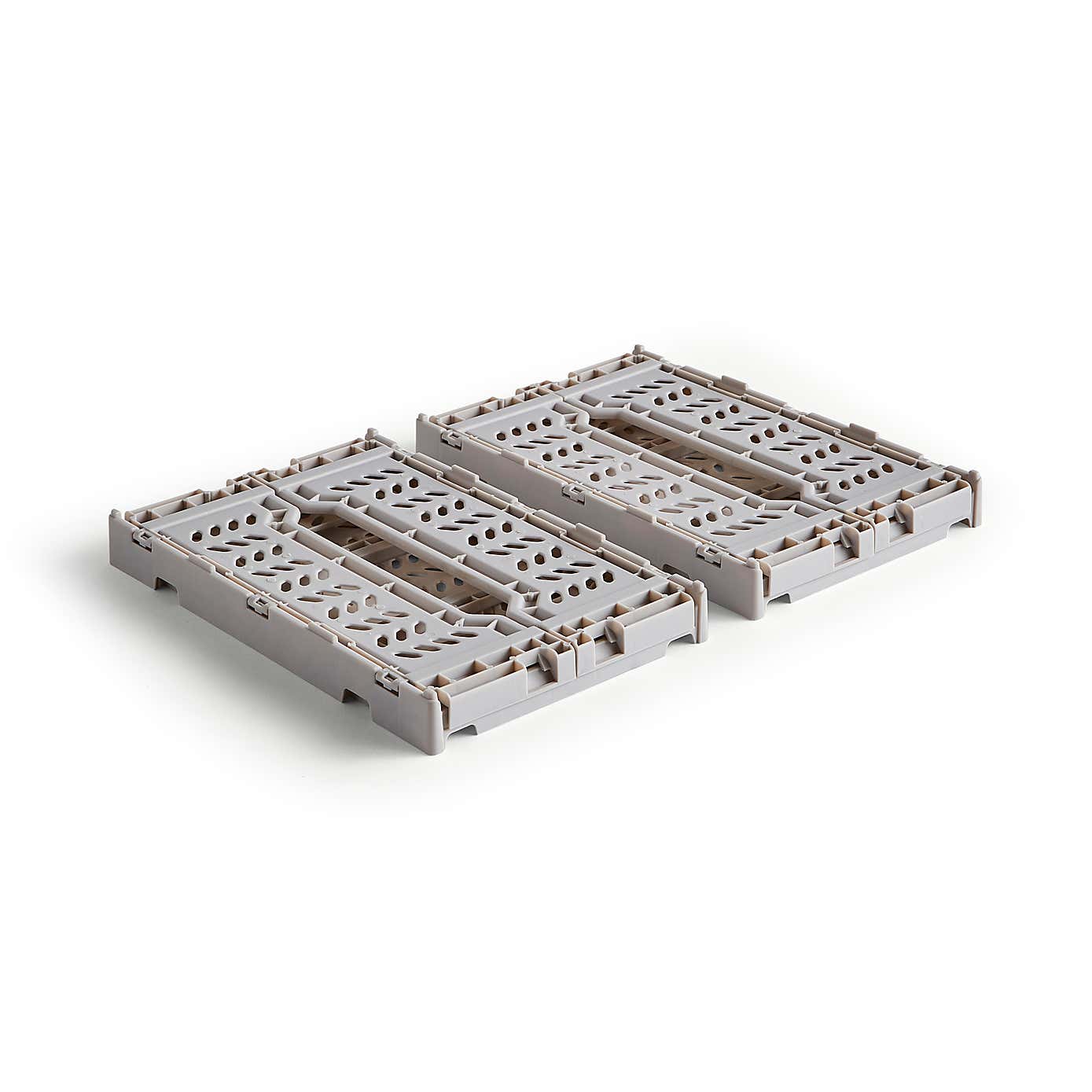 Pack of 2 Foldable Crates