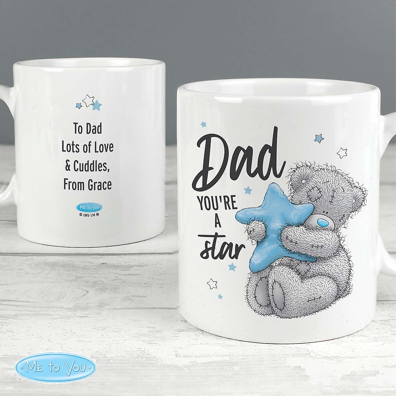 Personalised Me To You Dad Youre A Star Mug