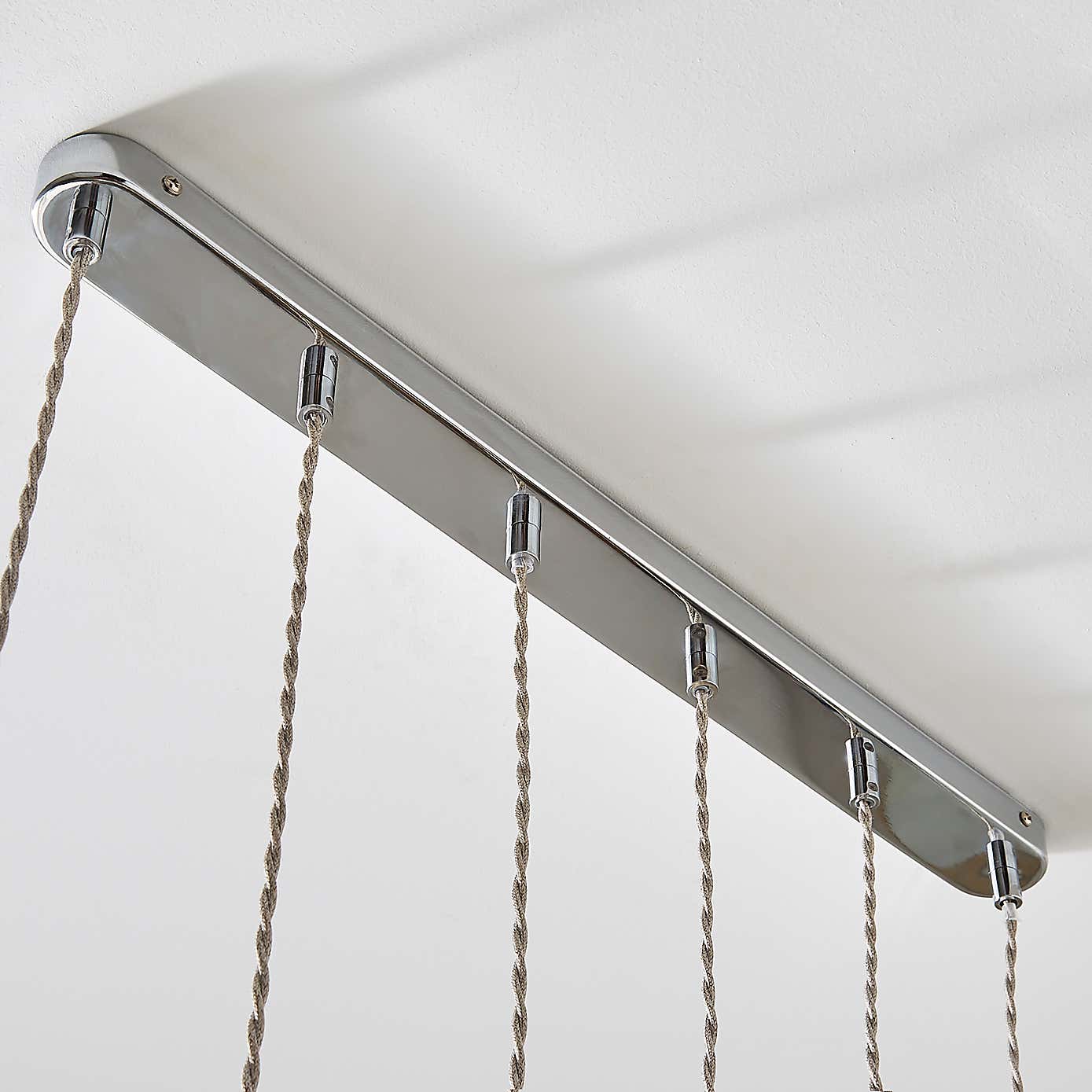 Eli Ribbed 6 Light Cluster Ceiling Light