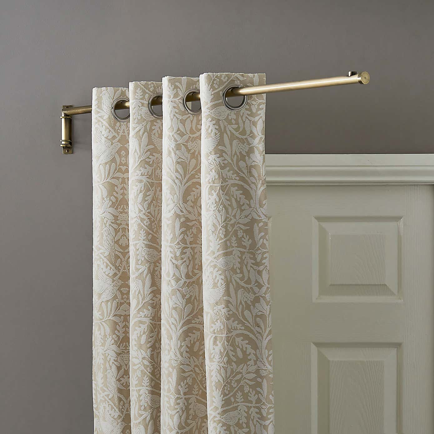 Trinity Metal Door Curtain Pole