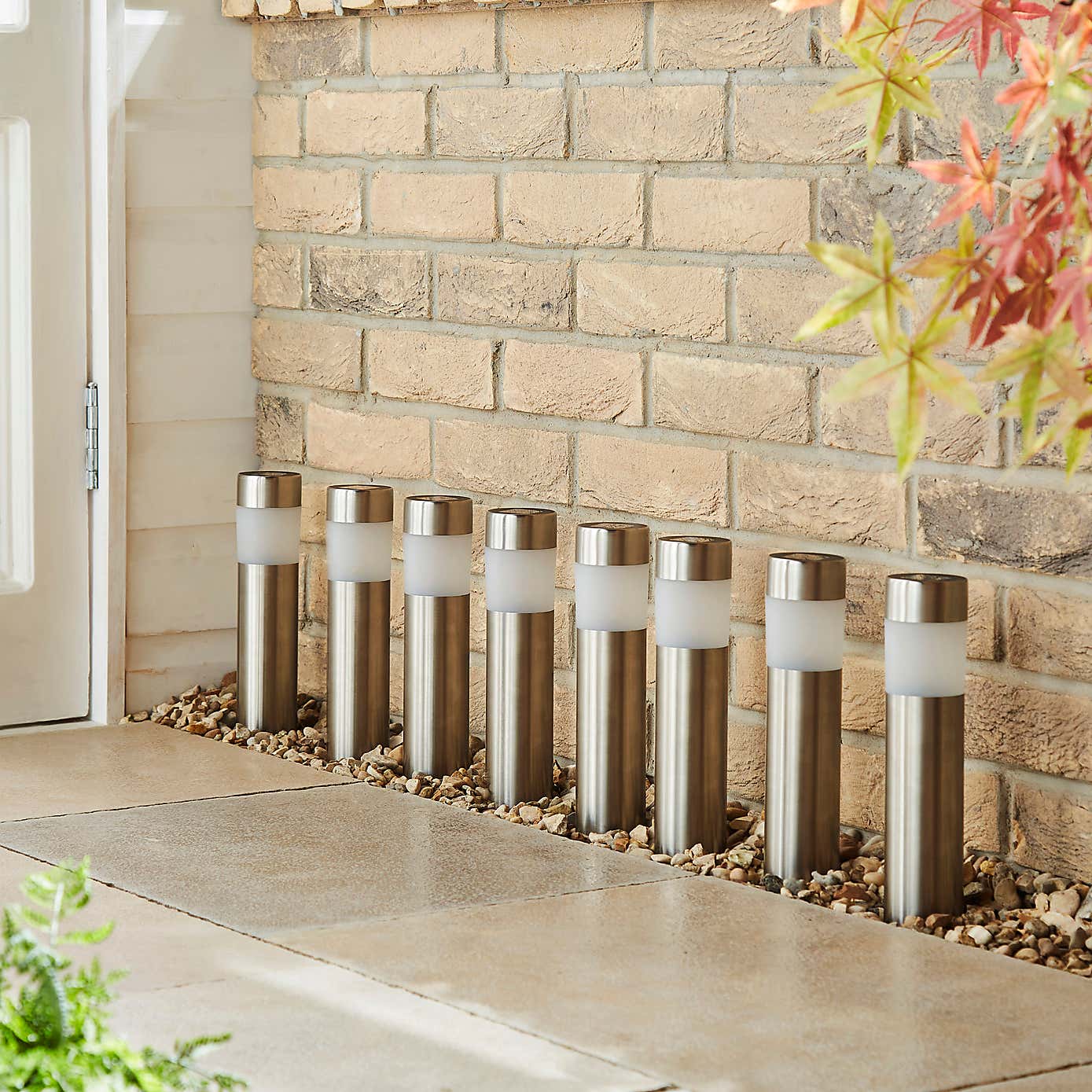 Solar Outdoor Stainless Steel Stake Light