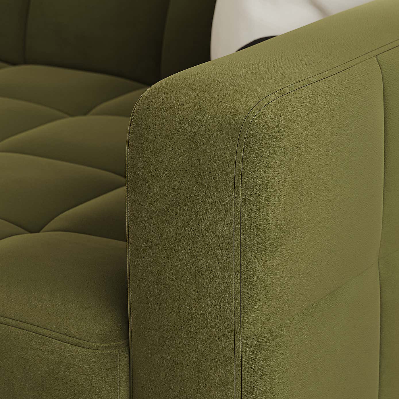 Harlow Velvet Storage Double Sofa Bed