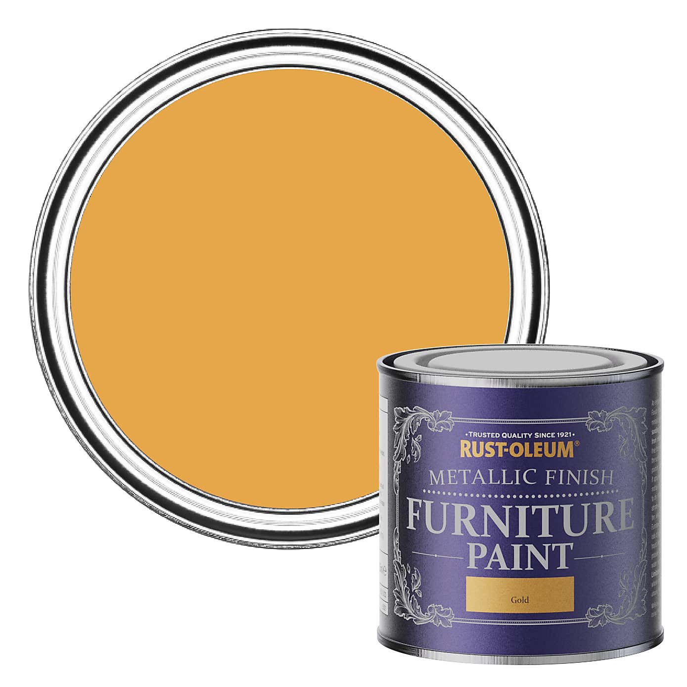 Rust-Oleum Gold Metallic Furniture Paint 125ml